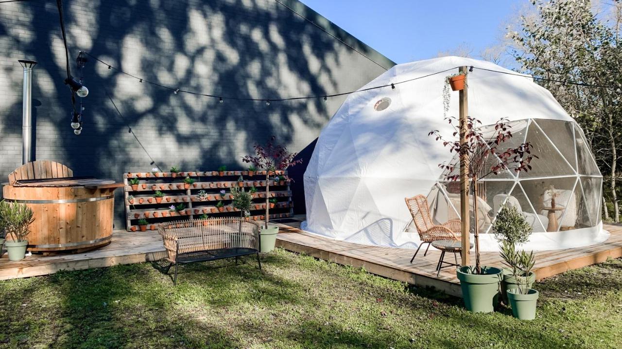 Romantische Glamping Dome Koksijde - Duiniek エクステリア 写真